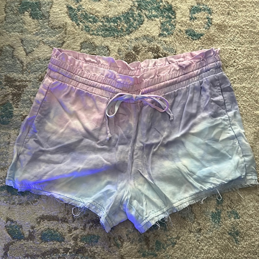 Bella Dahl tie die shorts